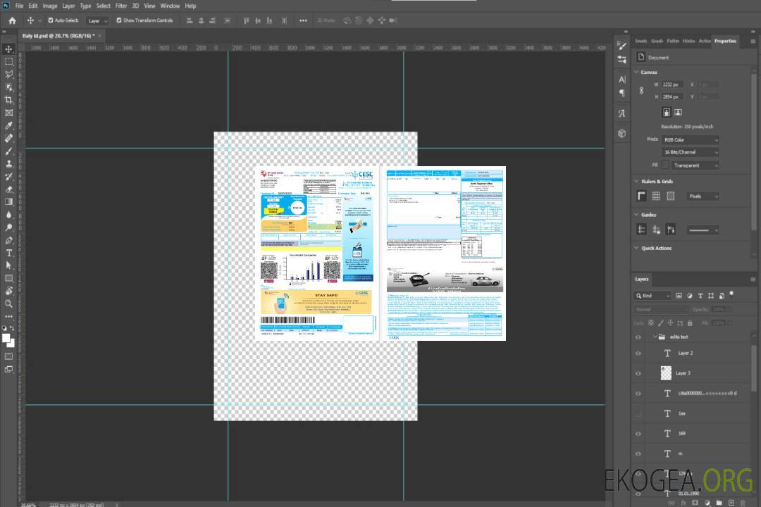 INDE CESC LIMITED Modèle Word et PDF de facture de services publics, version 2-các trang đã xóa template